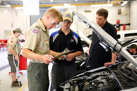 Boy Scouts of America member James Belk, 16, of Eupora takes part in an automotive maintenance merit badge session Saturday, September 22, 2018 at East Mississippi Community College during the Pushmataha Area Council Fall Camporee. Boy Scouts of America member James Belk, 16, of Eupora takes part in an automotive maintenance merit badge session Saturday, September 22, 2018 at East Mississippi Community College during the Pushmataha Area Council Fall Camporee.
